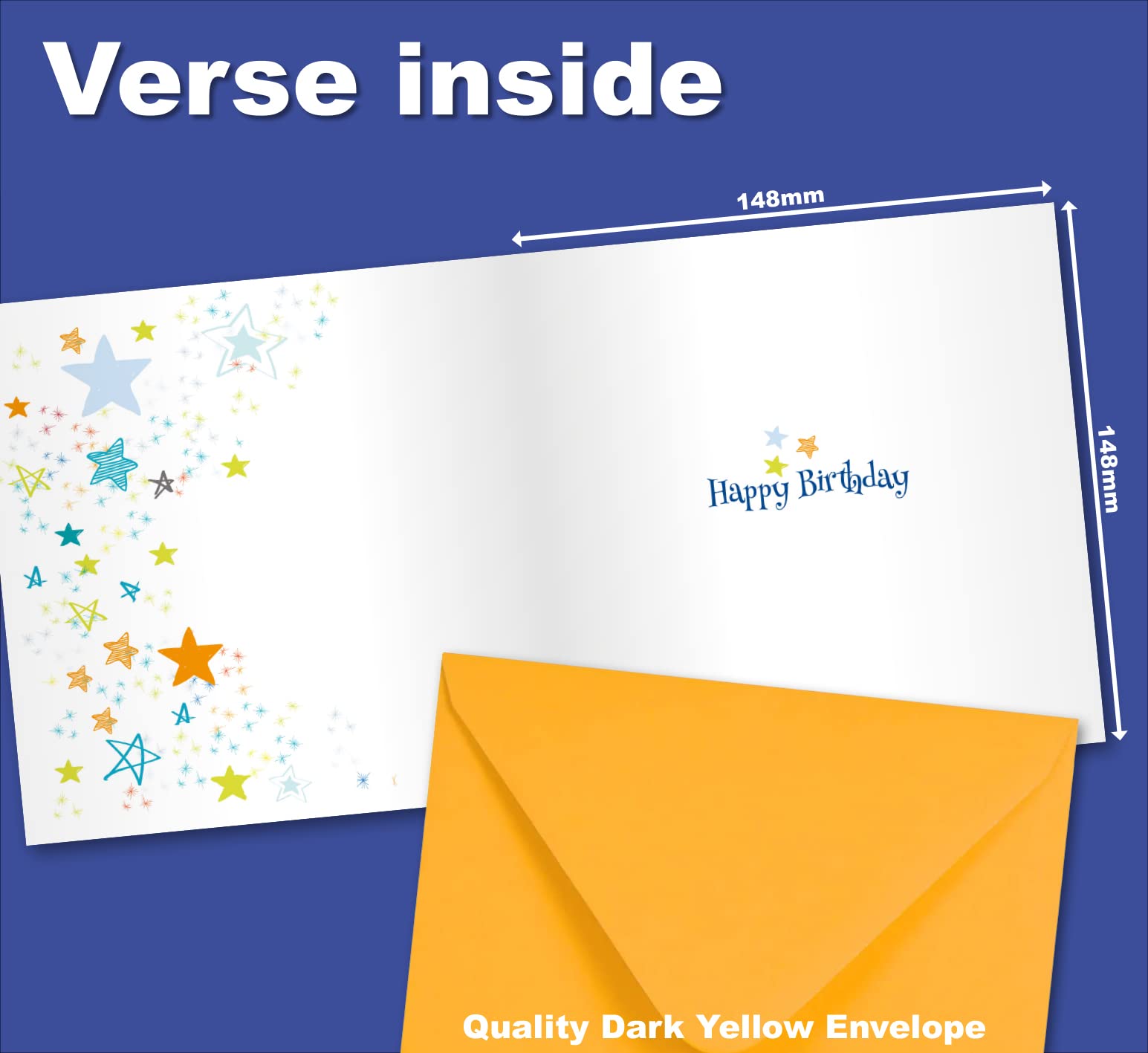 Bleu Carte D'anniversaire | Vecteur Gratuite
