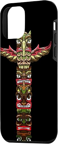 Miniatura 2 de iPhone 12 mini Totem Pole Nativ American Indian Cool Indio Gift Idea Case