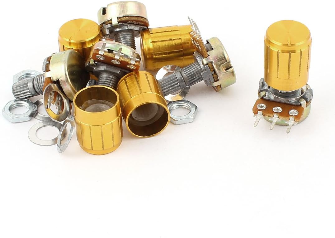 Amazon.co.jp: 20 個 5K 可変抵抗器 OHM リニアテーパーロータリーポテンショメータ 5KB B5K ポットポテンショメータ、 ノブ付き ダイオードスイッチ : 産業・研究開発用品 5個 200K 可変抵抗器 OHM リニアテーパーロータリーポテンショメータ B200K ポットポテンショメーター ノブ付き