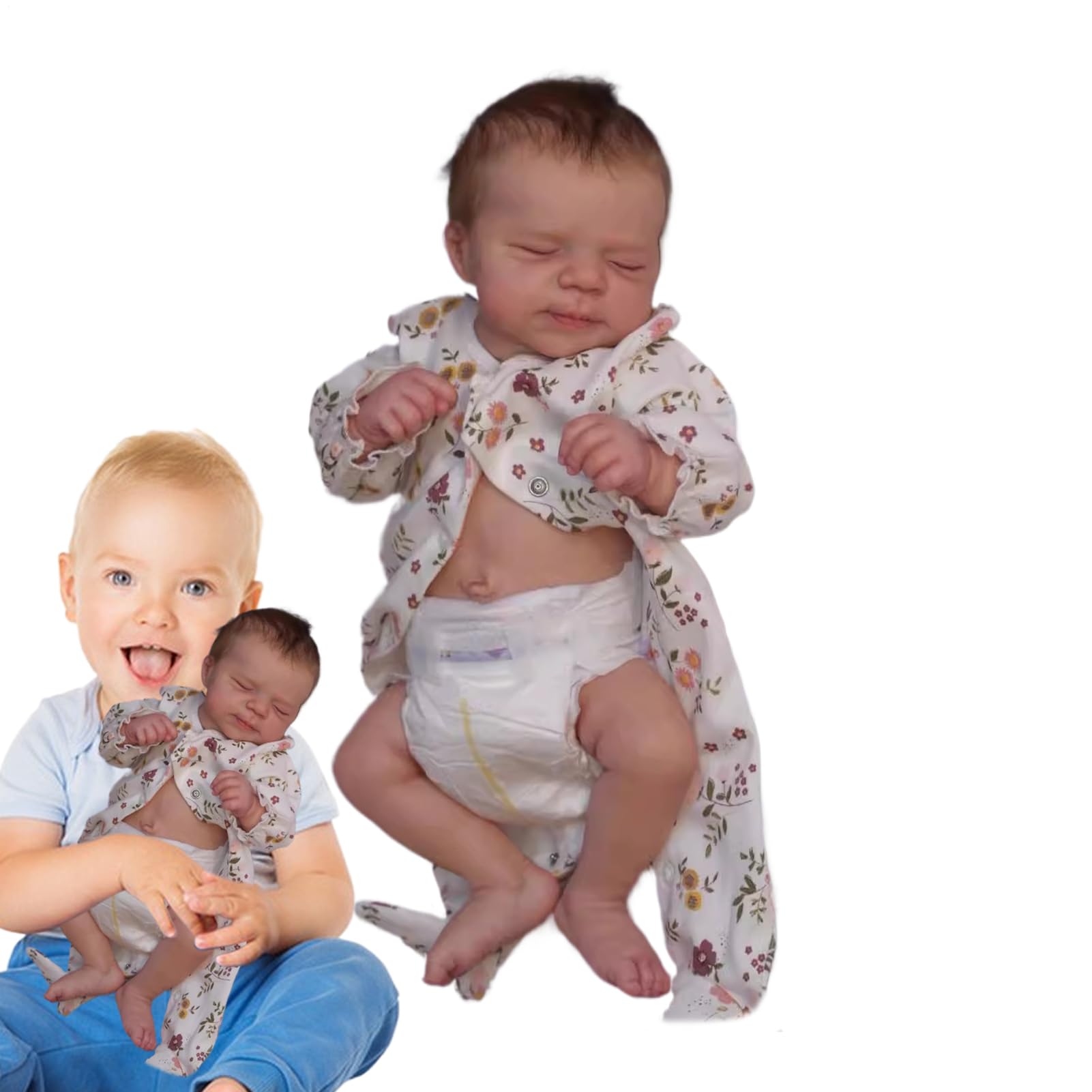 Doll Reborn Life Real Sleeping Toy | SILICONE Da 19 Pollici Body Full Body