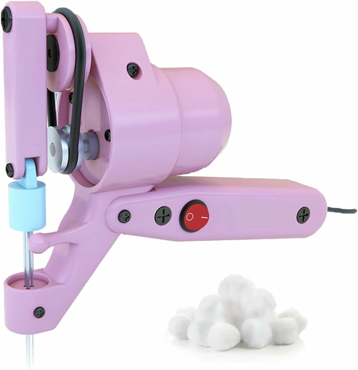 Electric Felting Needle Machine Kit, Handheld Felt Punching Machine, Craft Needle Felting Machine, for DIY Wool Craft Work Doll Animal Needlework