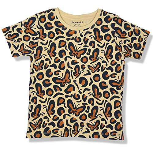 Image of Be Awara Kids Printed Half Sleeves T-shirt & Shorts Clothing Sets, 100% Cotton Soft Unisex Cord Set, Comfortable Wear for Kids With Cool Prints, Everyday Casual Wear for Boys & Girls