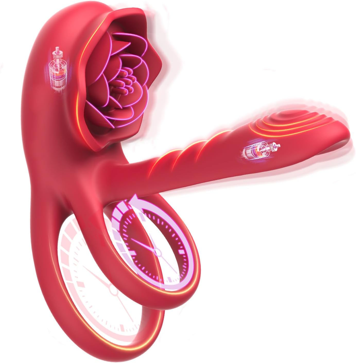 Sucking Toy Female Rechargeable Adult Toy - Strong Tongue Sucking and Licking G Sucking Toy Female Couple Panty Stimulation 8I03