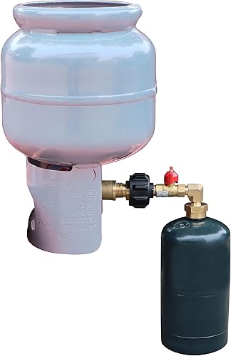 Miniatura 2 de METER STAR Adaptador de codo de repuesto de propano QCC1 más seguro con válvula de control de encendido y apagado de 14 de pulgada, repuesto de gas