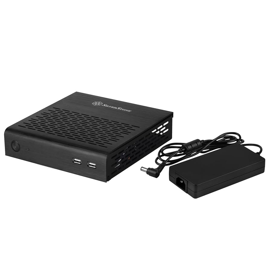 mini-ITXケースセット 120W電源付属 Amazon.co.jp: SilverStone Technology 薄型ミニITXアルミケース