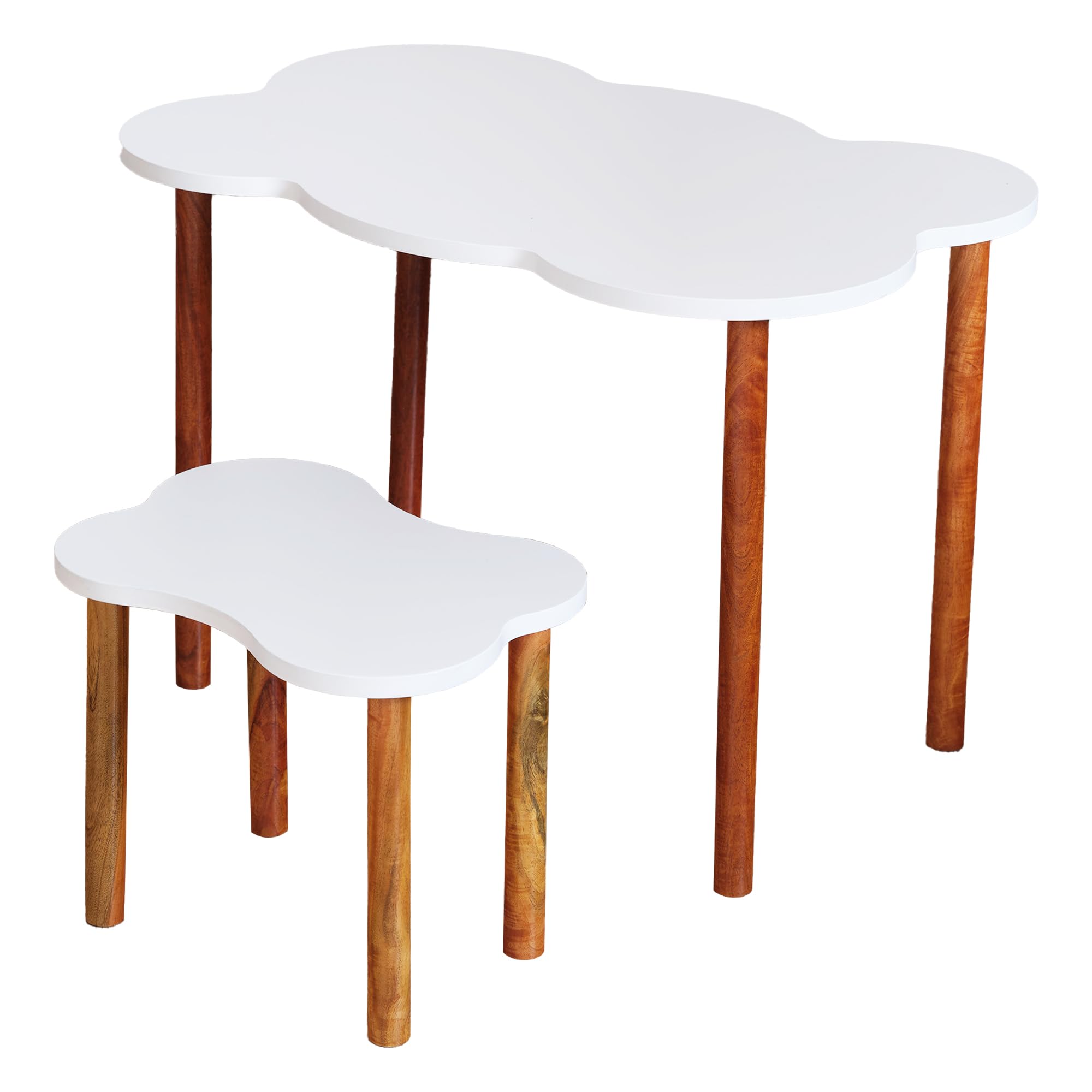 WonderVed Kids Table and Chair Set | Multipurpose Study Table for Toddlers | Portable & Durable Furniture for Kids 2-12 Years | Child-Safe Design | Ideal for Boys & Girls Room-image-6