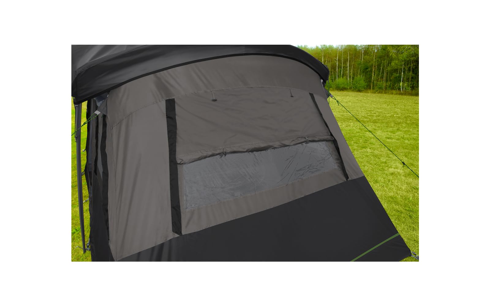 BERGER Lagoon Familienzelt 4 Personen | Geräumiges Campingzelt mit 2 Eingängen & Sonnendach | Tunnelzelt wasserdicht mit Moskitonetz & festem Boden | Komfortables Zelt perfekt für Camping