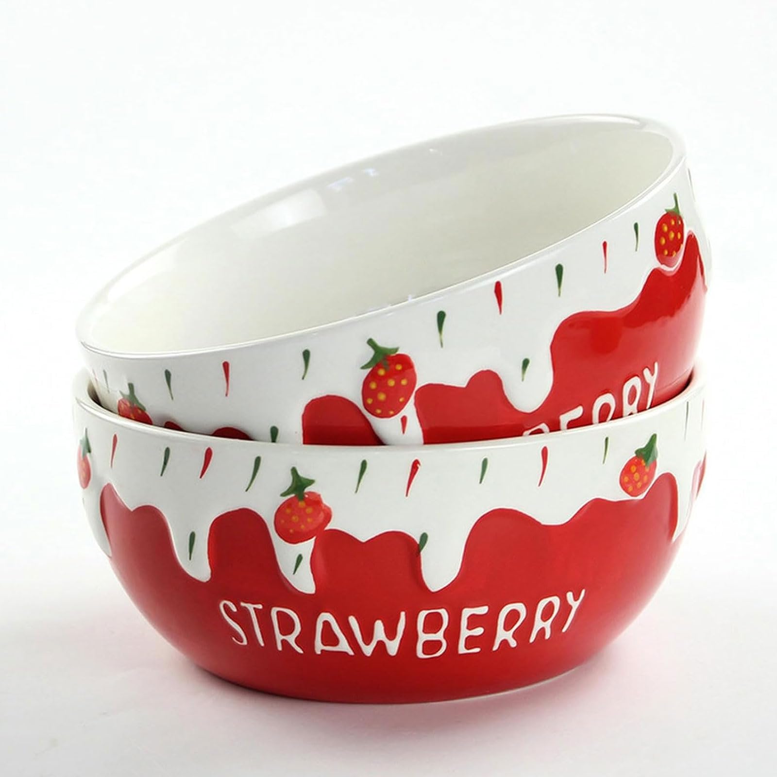 Cuencos De Aperitivo Cuenco De Frutas Cerámica Fresas Diseño Plato De Caramelos Cocina Moderna Decoración Para Fruta Postres