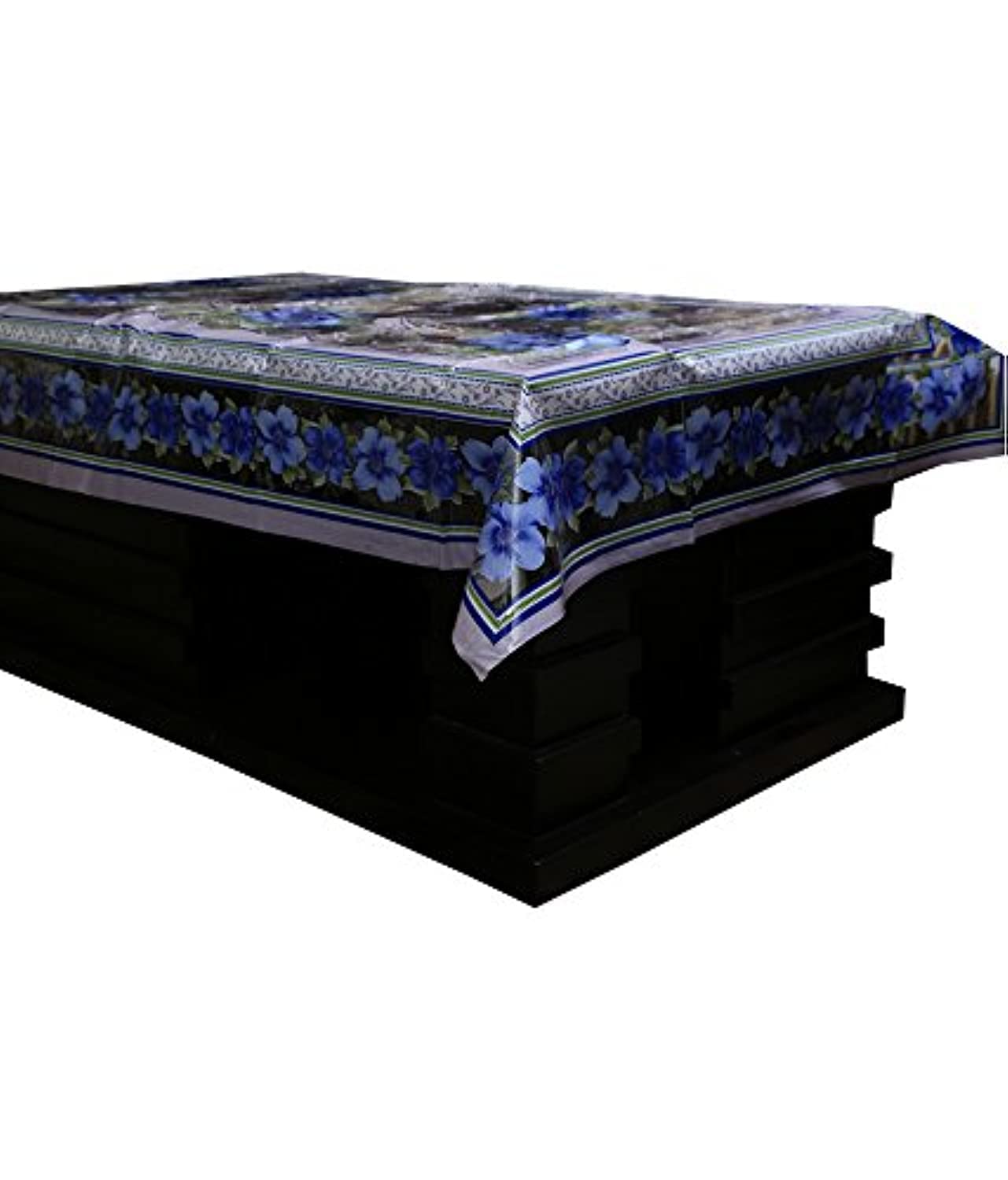 Kuber Industries PVC 4 Seater Transparent Centre Table Cover - Multicolour, (MKUKI0043279)