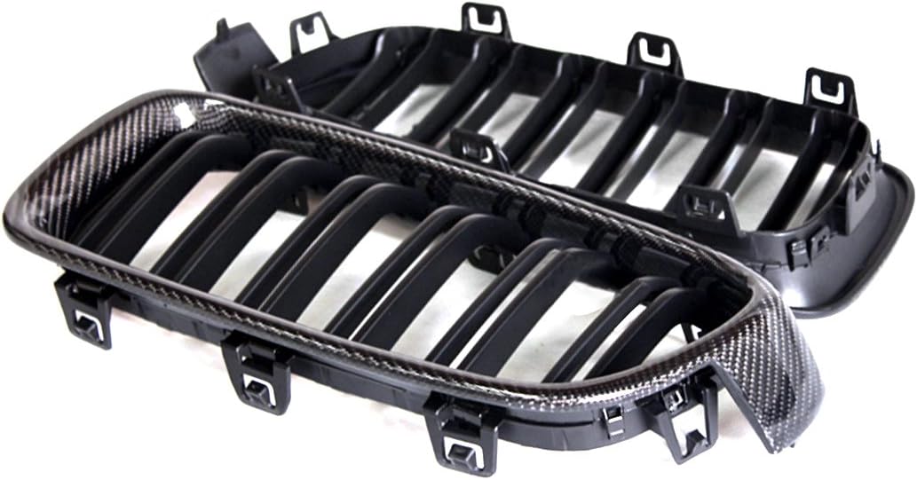 Front Grille, Kidney Grill Replacement for BMW 3 Series F30 F31 (ABS, Gloss Black)