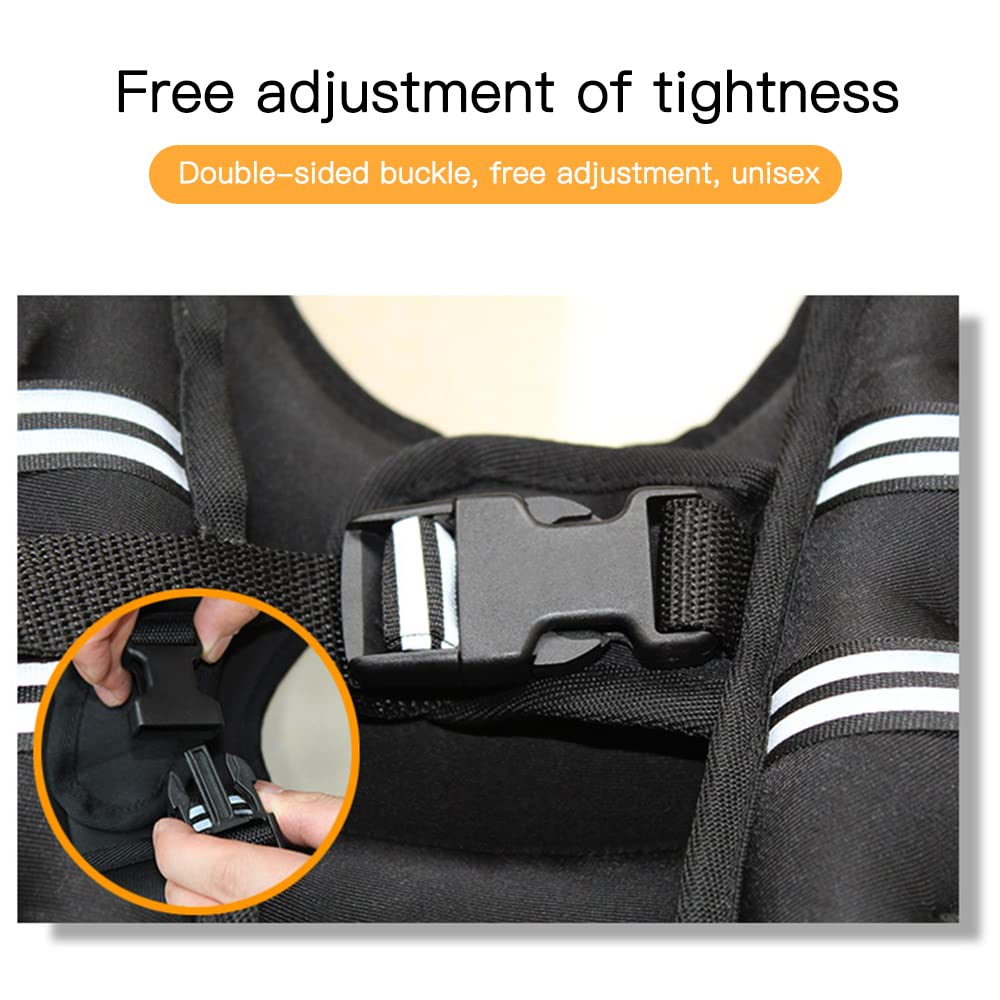 Perfeclan Gewichtsweste Für Training - Verstellbar Für Männer & Frauen - Ideal Für Laufen, Fitness & Kraftsport