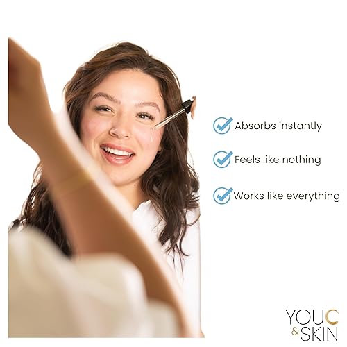 Miniatura 3 de You C & Skin Suero de ácido hialurónico de 1.7 onzas líquidas para cara y cuello para hombres y mujeres, hidratación intensa, aumenta la elasticidad