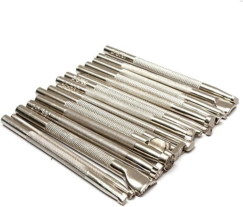 Miniatura 3 de 20 unids cuero estampado herramientas cuero trabajo silla de montar hacer sellos herramienta cuero sello Punch Set