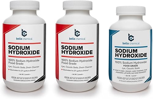 Hidróxido de sodio (grado alimenticio) 5 libras