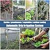 Dianrui 360° Curved Garden Automatic Irrigation System—50FT Drip Irrigation System for Garden,Lawn & Raisedbed & Greenhouse Watering Equipment, Drip Irrigation Kit with Adjustable Copper Nozzles 5/16" #4