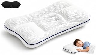 QTERHYD Lulabini Kinderkissen,Ergonomisches Kissen Für Kinder,3-9 Jahre