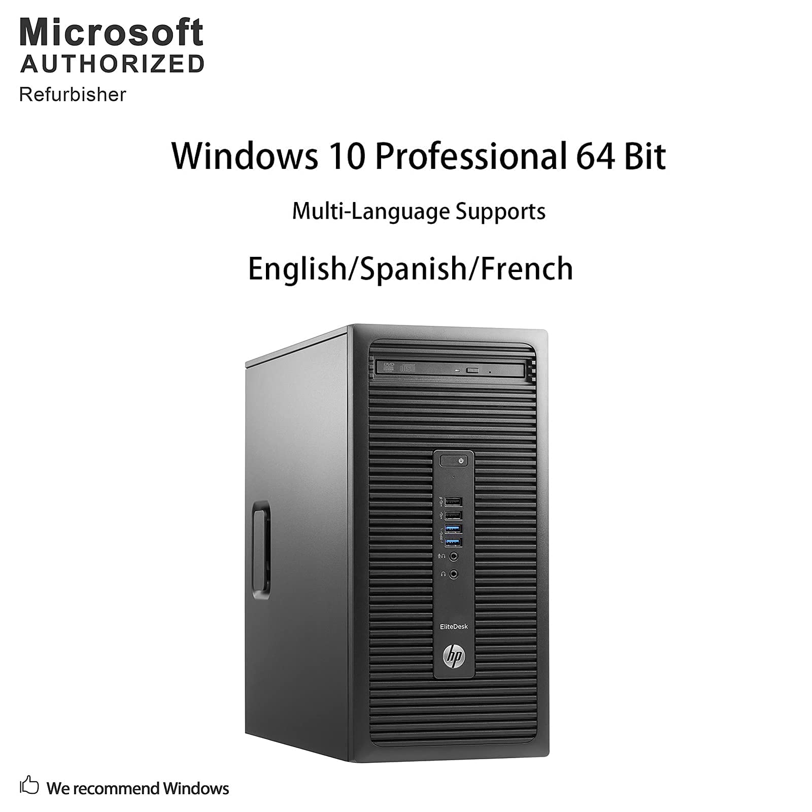 美品☆HP 705 G2 AMD A10 12GB SSD＋HDD Win10 Amazon.com: HP EliteDesk 705 G2 Mini Business Desktop PC