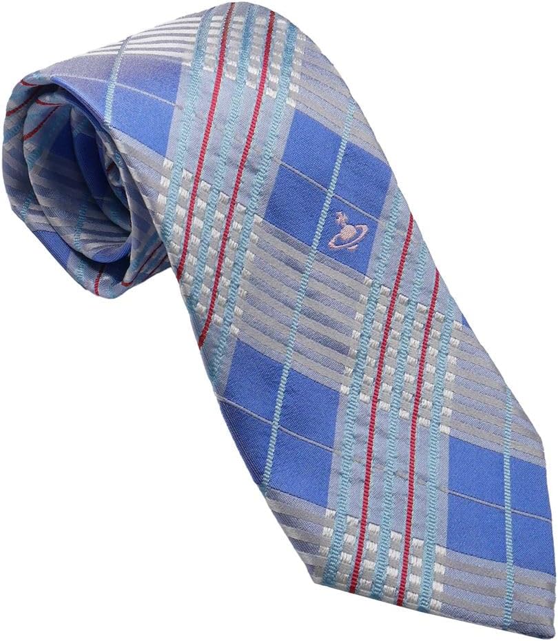 Amazon | [ヴィヴィアンウエストウッド] ネクタイ チェック柄 グレー系