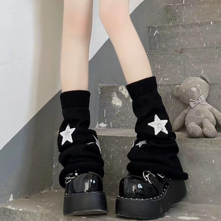 Image of Sexybody Women's Leg Warmers Fashion Knit Warmers Long Socks Cute Y2K Kawaii Japanese Lolita Harajuku Accessories for Girls