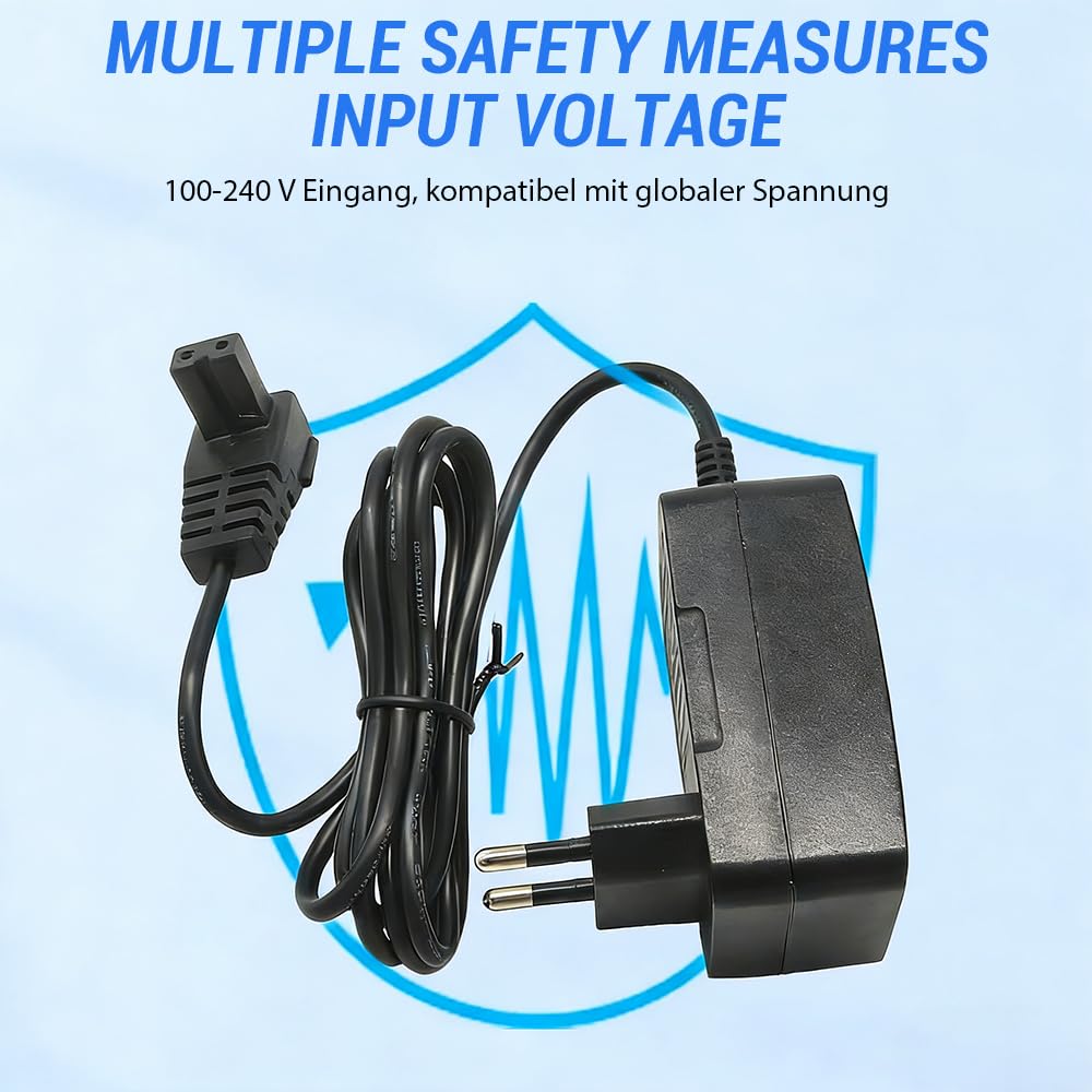 Cargador de 12.6V Compatible con Aiper Seagull SE 600, 1000, HJ1103J, HJ1102, 1500, AIPURY1500, P1111 Limpiador de Piscina Robótica Inalámbrica — view 3