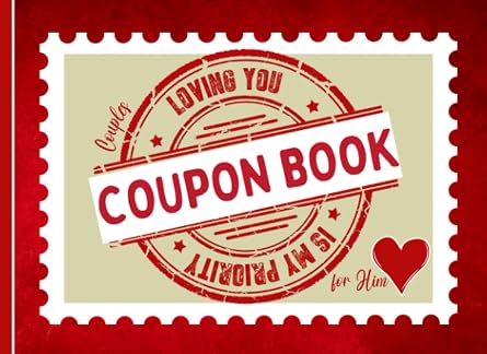 Couples Coupon Book For Him 40 Love Vouchers With Naughty, Fun And Romantic Activities For Husband Or Boyfriend | For Anniversary, Birthday, Valentines Day