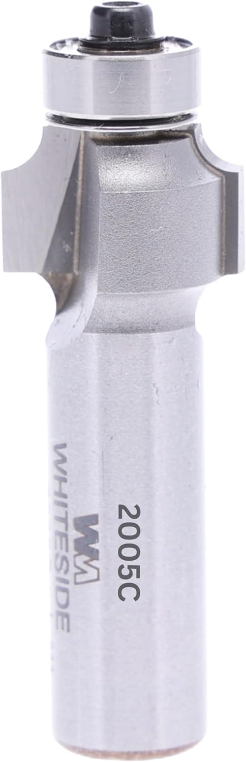 Whiteside 2005C Roundover Router Bit: 1/8 Inch Radius, 3/4 Inch Large Diameter, 1/2 Inch Shank, 1/2 Inch Cutting Length