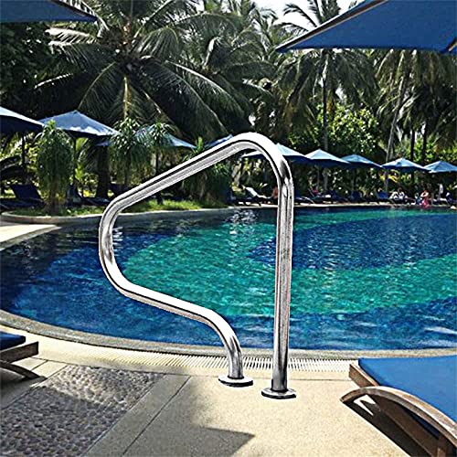 Baranda para Piscina de Acero Inoxidable 31.5x31.5 Pulgadas miniatura 3