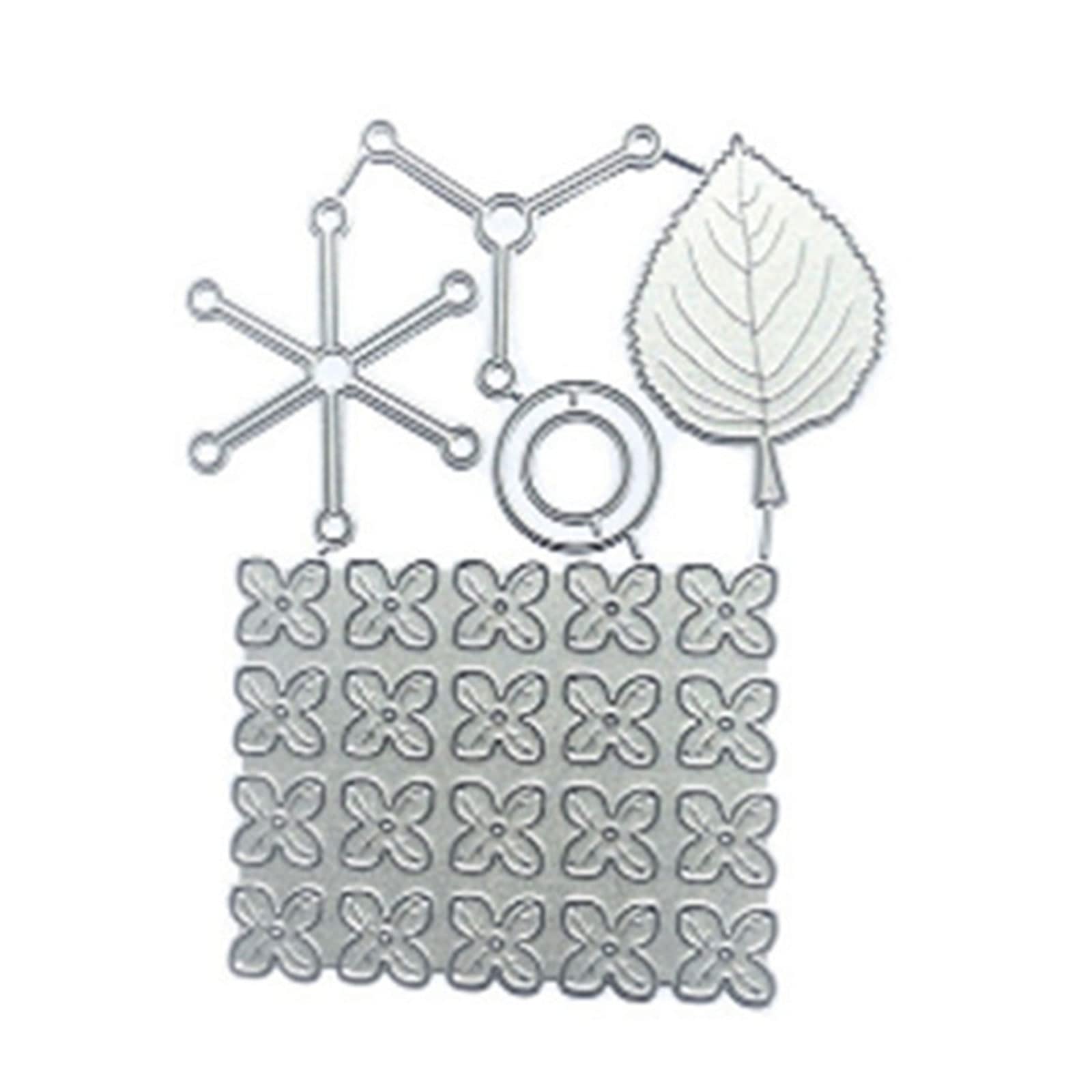 Jazuaiao Metal Die Cuts Flower Embossing Stencil Cutting Dies for Card Making Scrapbooking Paper Craft Template Metal Cutting Dies for Scrapbooking