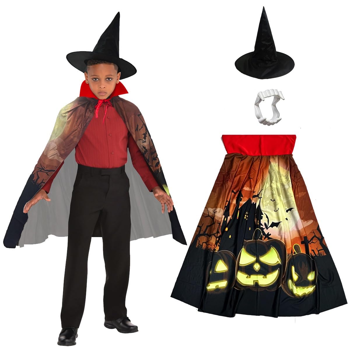 See full amazon price history chart for YUPPIN Halloween costume dress for boys and girls with cap and draculla teeth (Style-2) YUPPIN Halloween costume dress for boys and girls with cap and draculla teeth (Style-2) (B0DDPPKDLF) Amazon Price History, Amazon Price Tracker