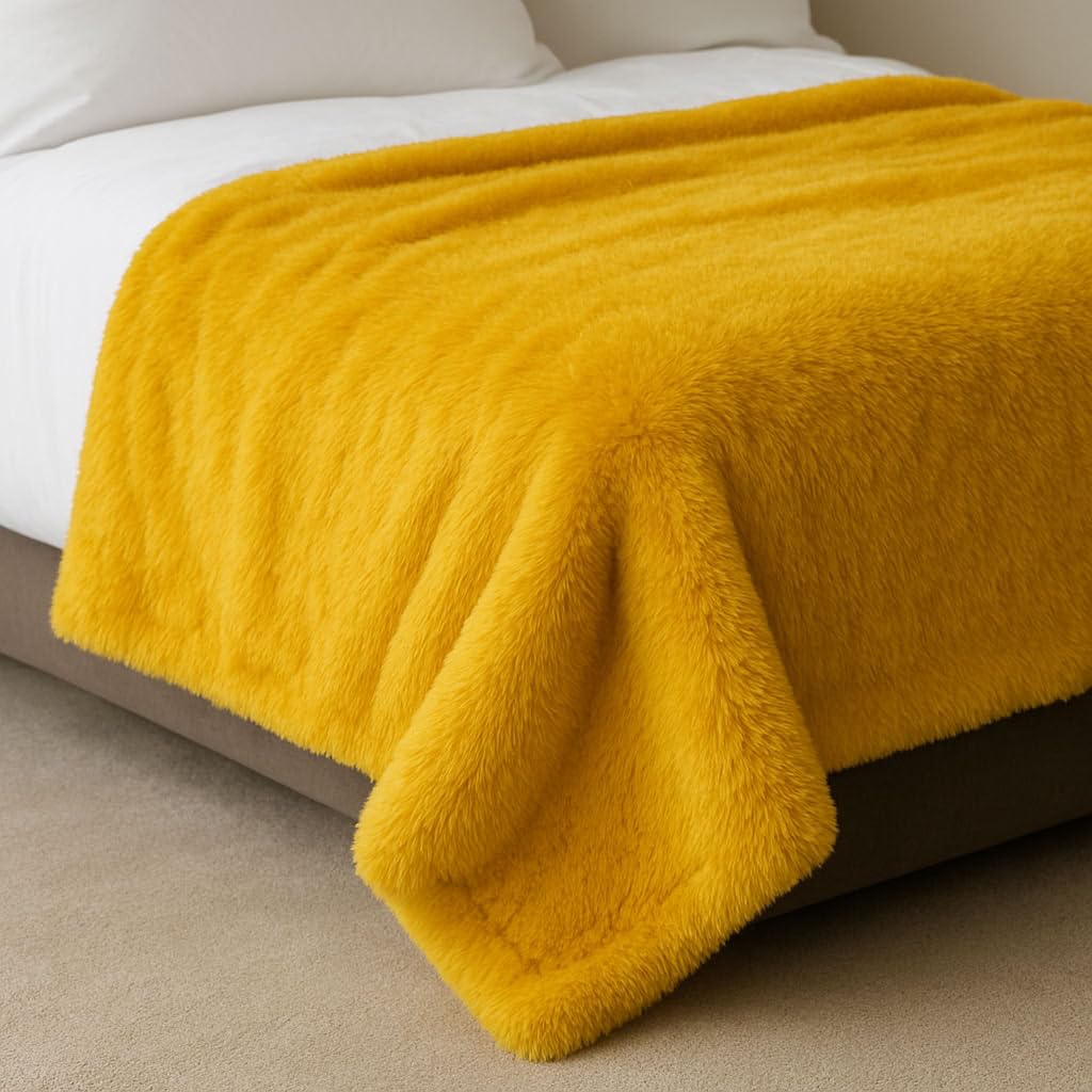 Fabrics-City or tissu fausse fourrure de lapin premium, peluche molle, imitation poils longs pour vêtements, accessoires, décoration, par mètre à partir 2m, 5190
