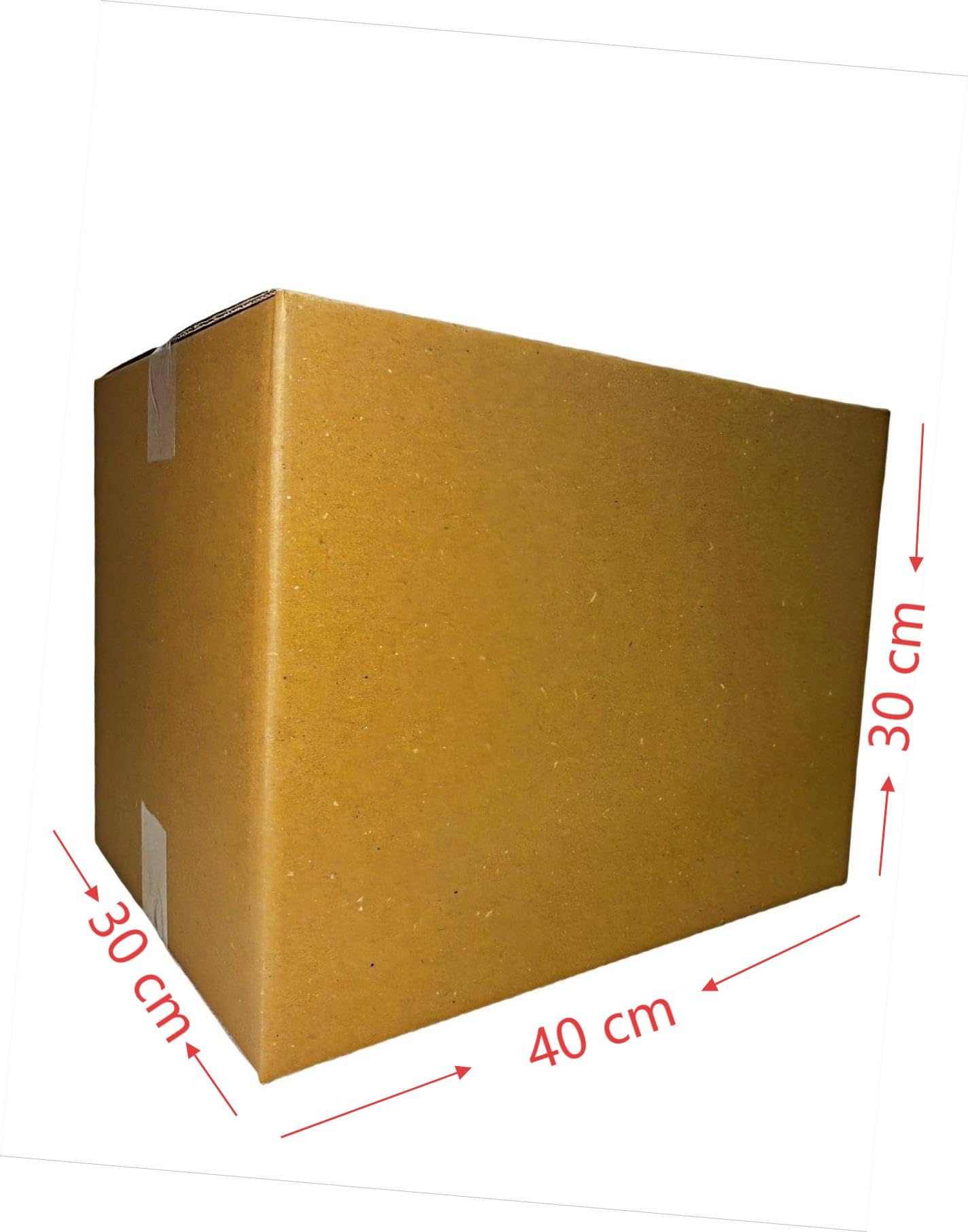 Sanapack C-050 - Cajas de cartón de doble onda, 40 x 30 x 30 cm, 40 unidades, cajas para mudanzas y envíos (50 unidades, 40 x 30 x 30 cm)