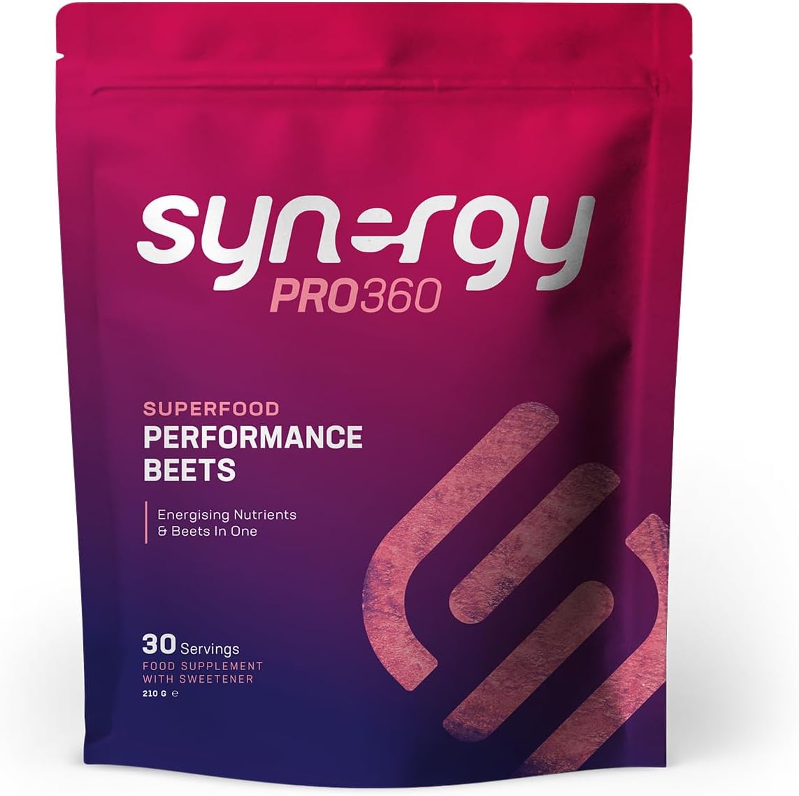 Synergy WorldWide Pro360 Superfood Performance Beets 30 Servings | Beetroot Nutrient-Rich Powder Supplement | Enhances Performance, Blood Flow & Vitality | Athletic Greens & Health Greens | 210g