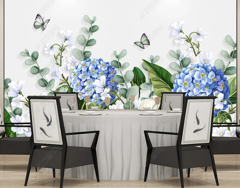 Papier peint intissé fleurs tropicales poster géant mural salon 450x315 cm