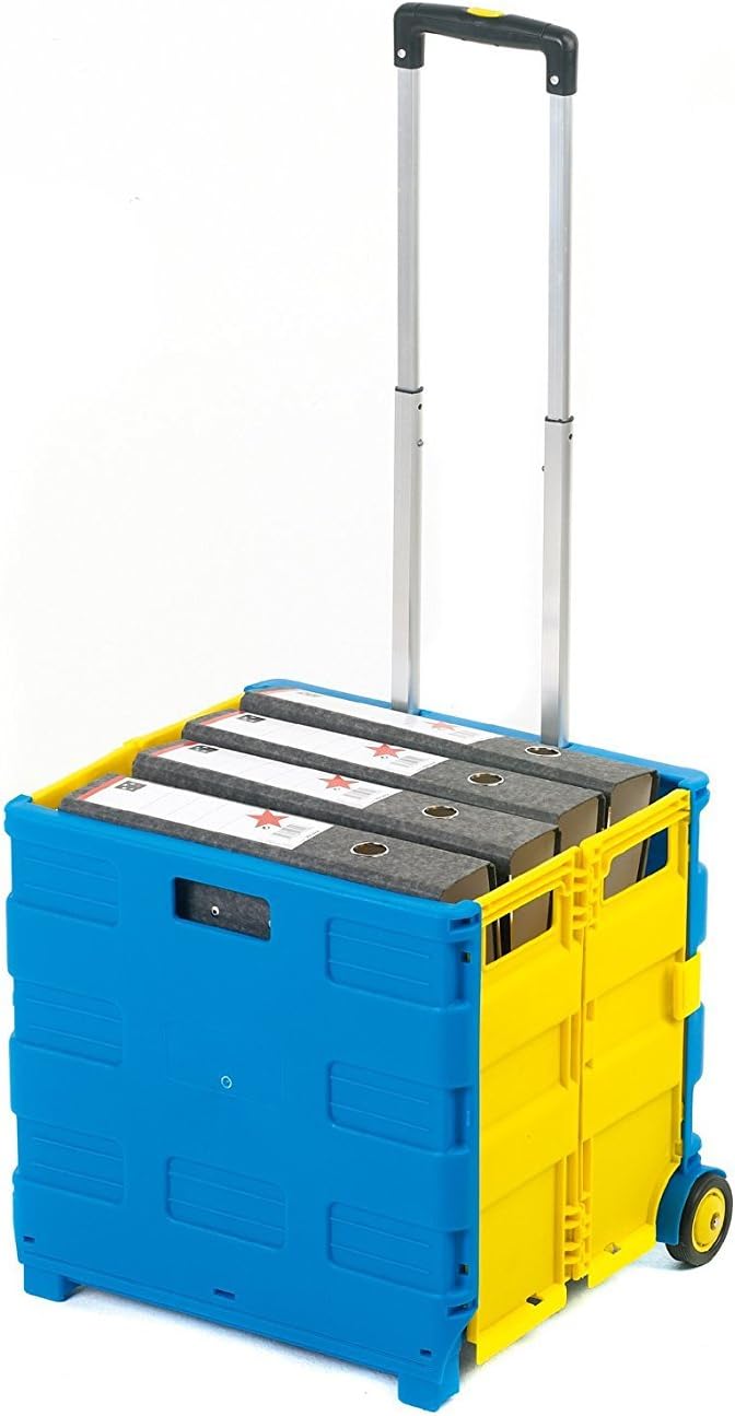 GPC GA71590 Large Folding Box Truck GI041Y - Blue and Yellow, Pack of 1
