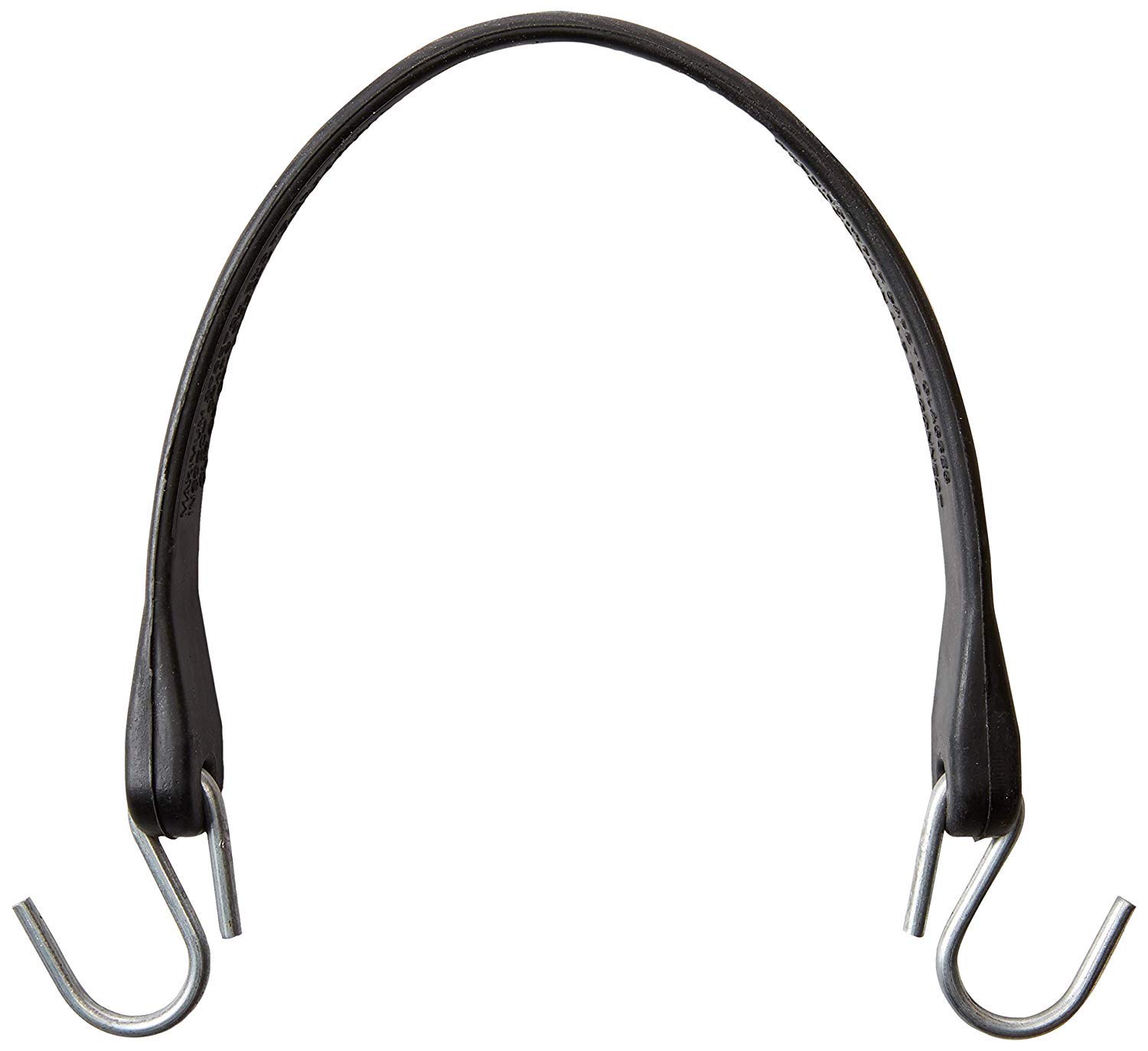 Cuerda elástica de goma de 15 pulgadas con ganchos, ganchos en forma de S, correas elásticas de caucho natural de alta resistencia, resistente a la intemperie