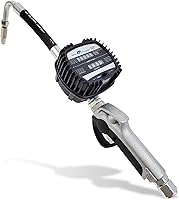 Macnaught Pneumatic Oil Gun w/ Mechanical Meter & 1/2" NPT Inlet - Precise Qt/Gal Dispensing for Oils, Antifreeze, Trans Fluid