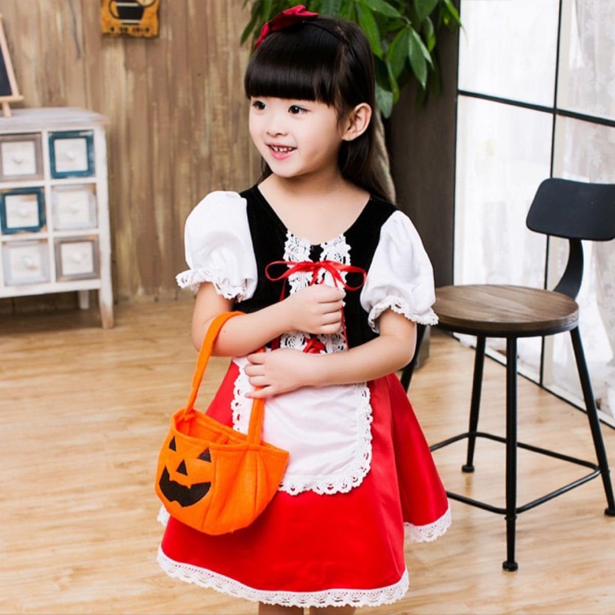Amazon.co.jp: コスプレ 赤ずきんちゃん 110 コスチューム フルセット 