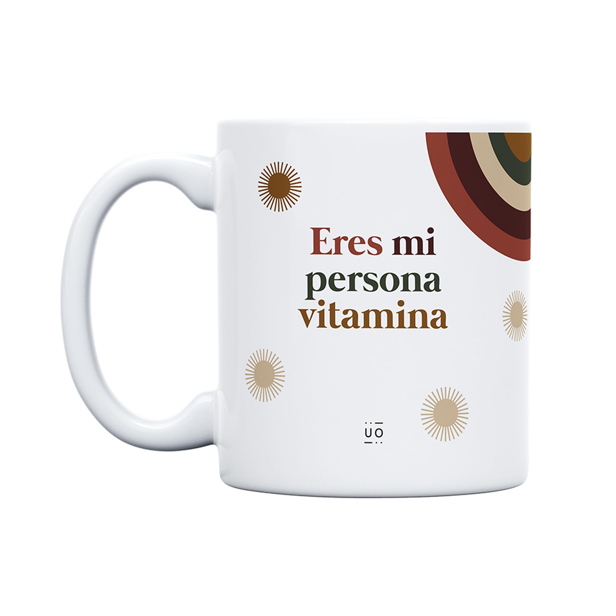 UO Gift Mug with Message Persona Vitamin, Gift for Friends, 350 ml