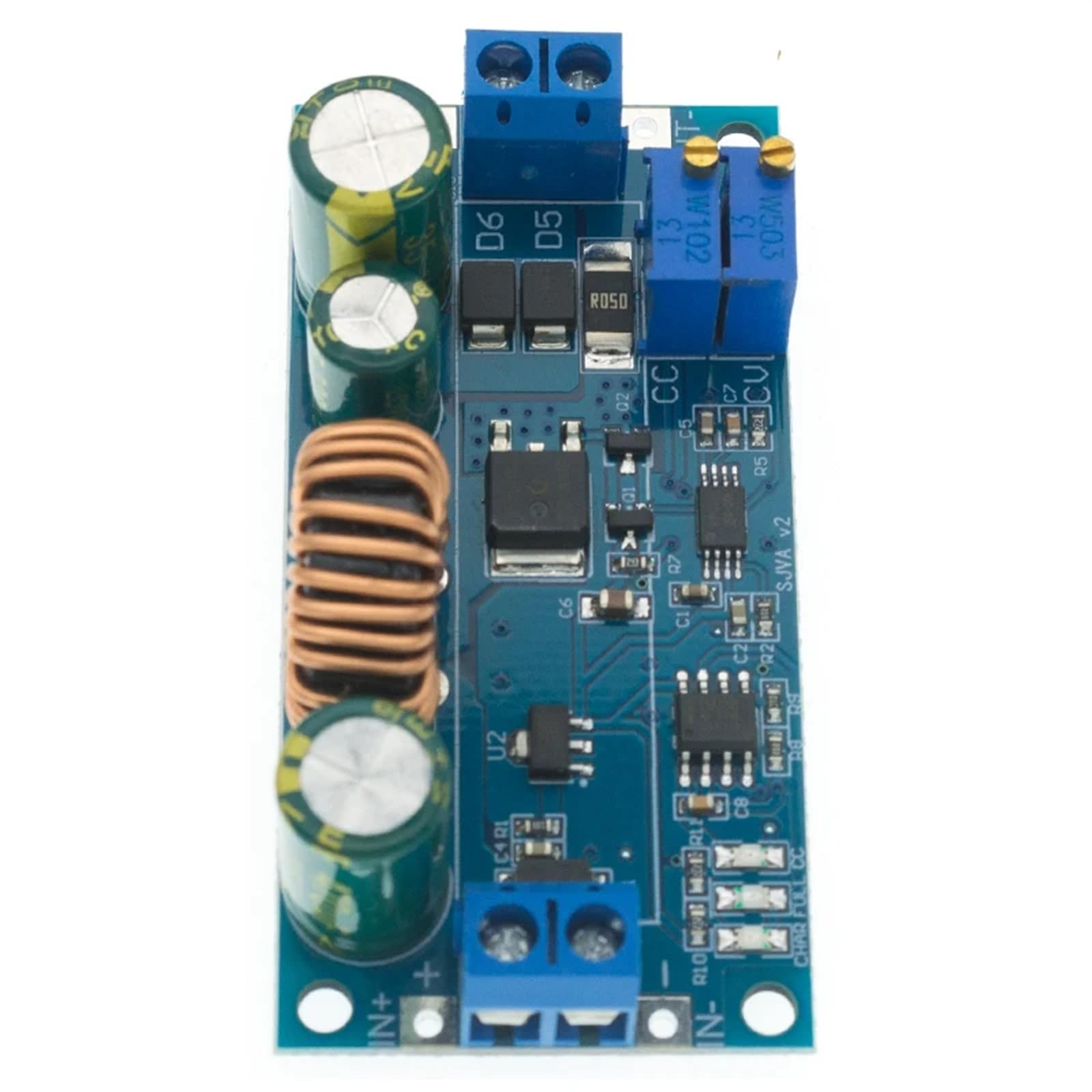 10 Uds CC CV Ajustable 3A 35W DC 5-30V a DC 0,5-30V Reductor convertidor Buck Boost módulo de Fuente de alimentación regulador de Voltaje XY-SJVA