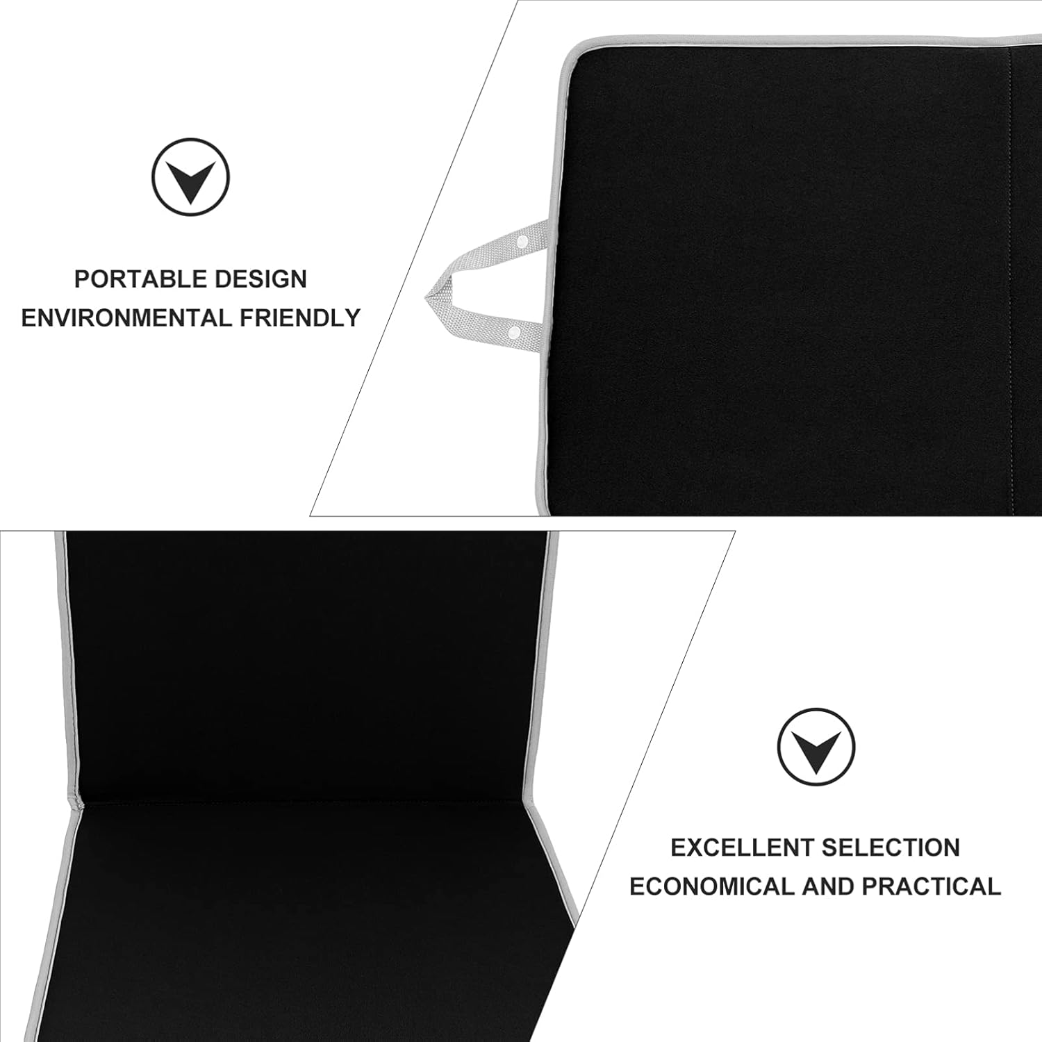 Cabilock 1pc Comfortable Folding Yoga Cushion for Outdoor and Home Use Non- Knee Protective Mat for Camping Exercise and Housework and Design