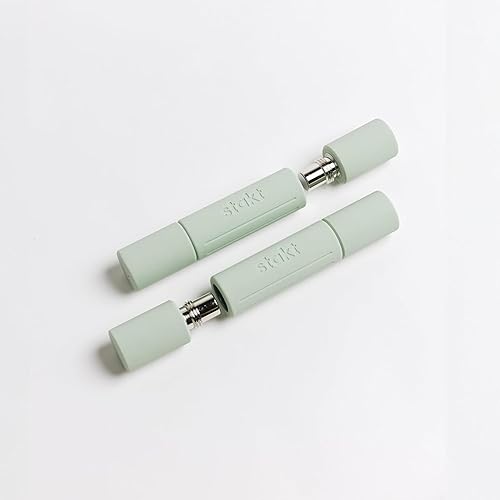 Miniatura 8 de Stakt - Pesas de mano, mancuernas ajustables, equipo de entrenamiento compacto, ideal para uso en casa y sobre la marcha (2-4-6 libras)