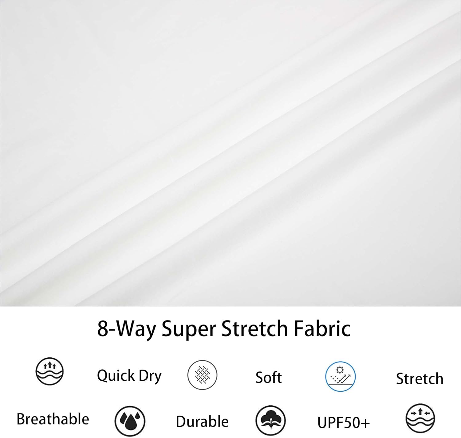 Alex Vando Mens Dress Shirts 8-Way Super Stretch French Placket Business Button Down Shirt Men - Image 6