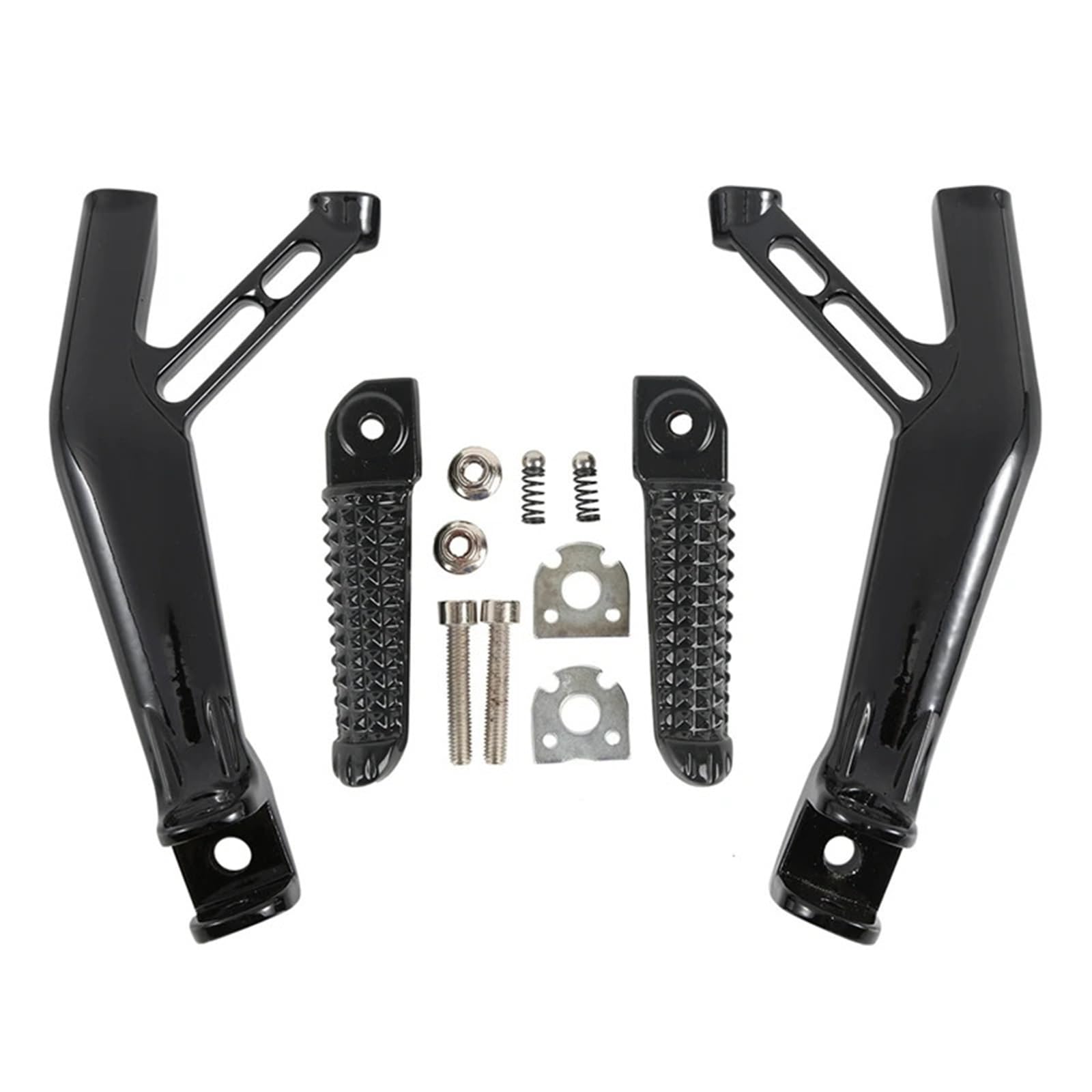 Soziusfußrasten for Yamaha YZF R1 R1S R1M 2015-2024 R6 2017-2025 YZF-R7 2022-2024(Gloss Black)