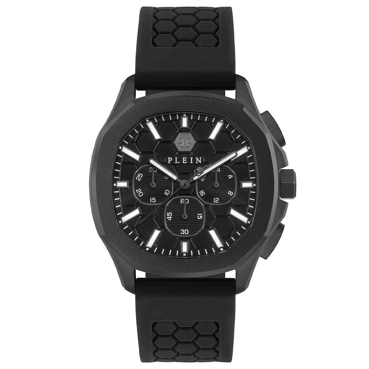Philipp Plein Men's Black Watches, One Size, Spectre Chrono Watch