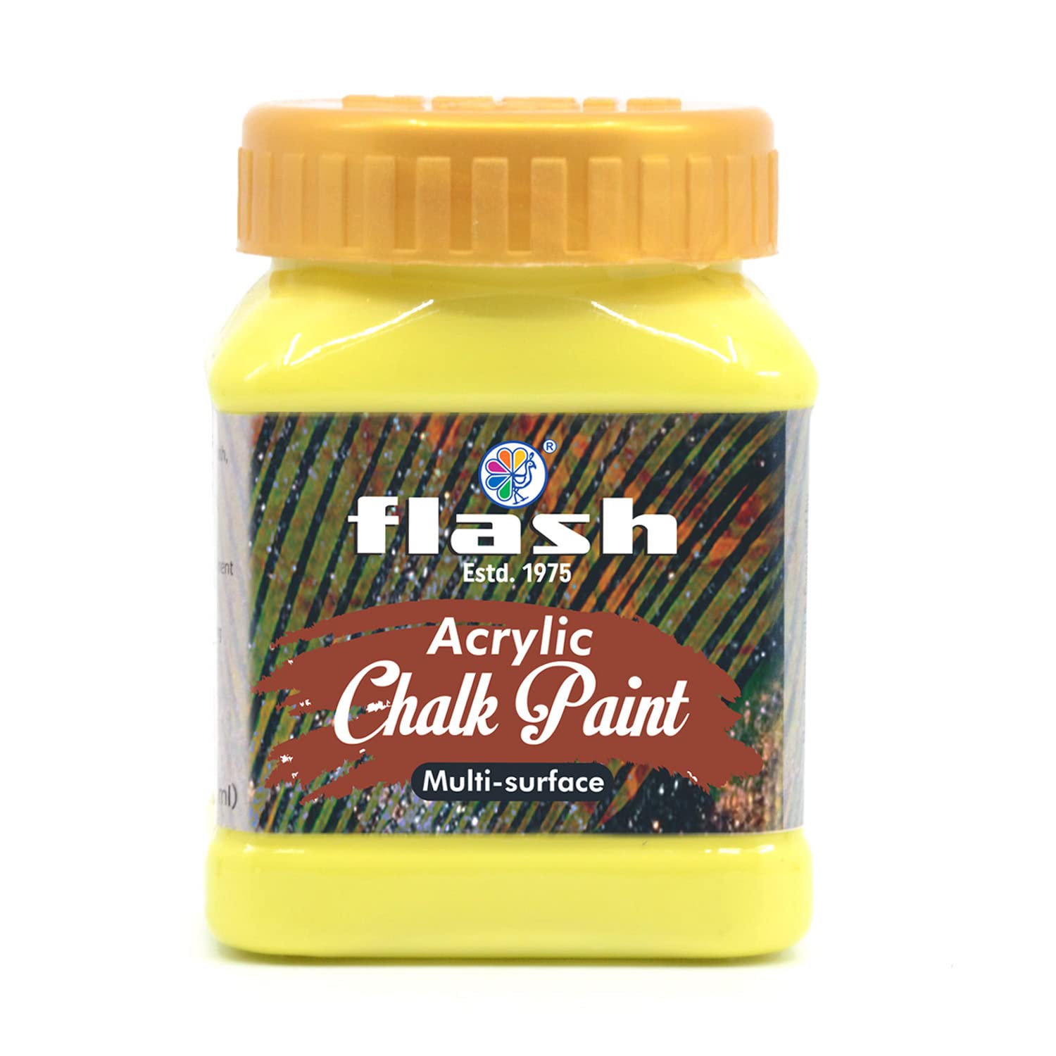Flash Artist Acrylic Chalk Paint 200ml (Chrome Lemon)