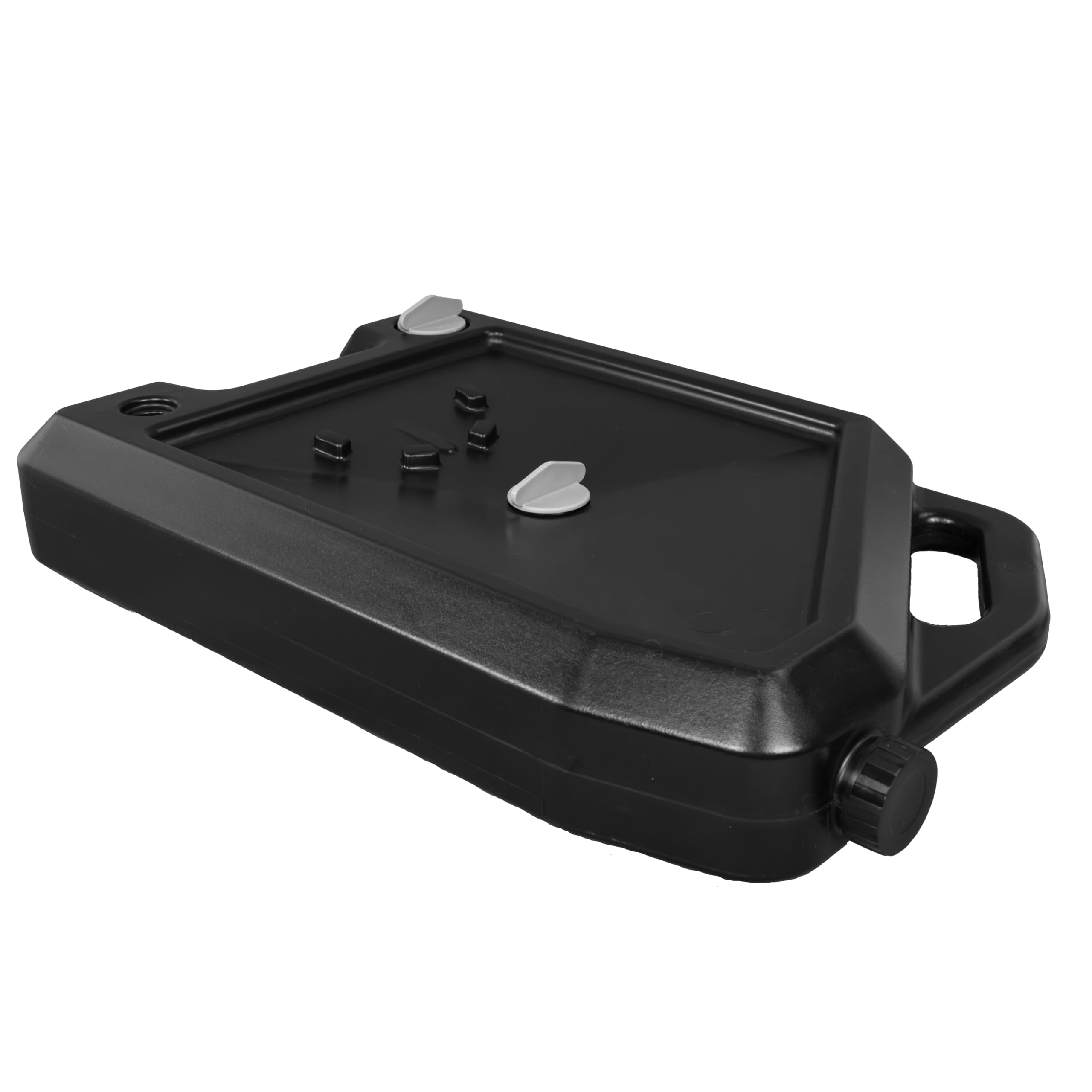 Chapin International 78005 Contenedor de drenaje de aceite de perfil bajo de 12 cuartos (11.4 litros), se adapta a la mayoría de tractores de ATV, cortacésped, motocicletas y vehículos de baja