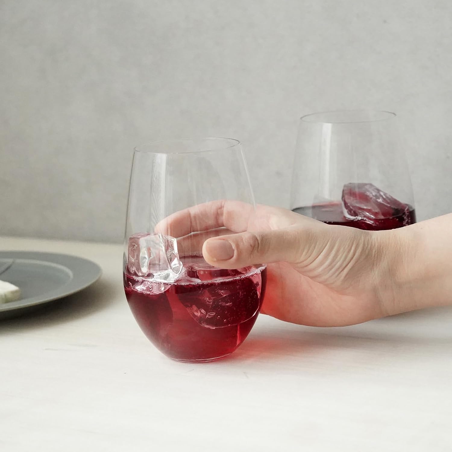 東洋佐々木ガラス Toyo Sasaki Glass Tumbler, Fino, Dishwasher Safe, Made in Japan, 16.2 fl oz (480 ml), Set of 6 B-21123CS