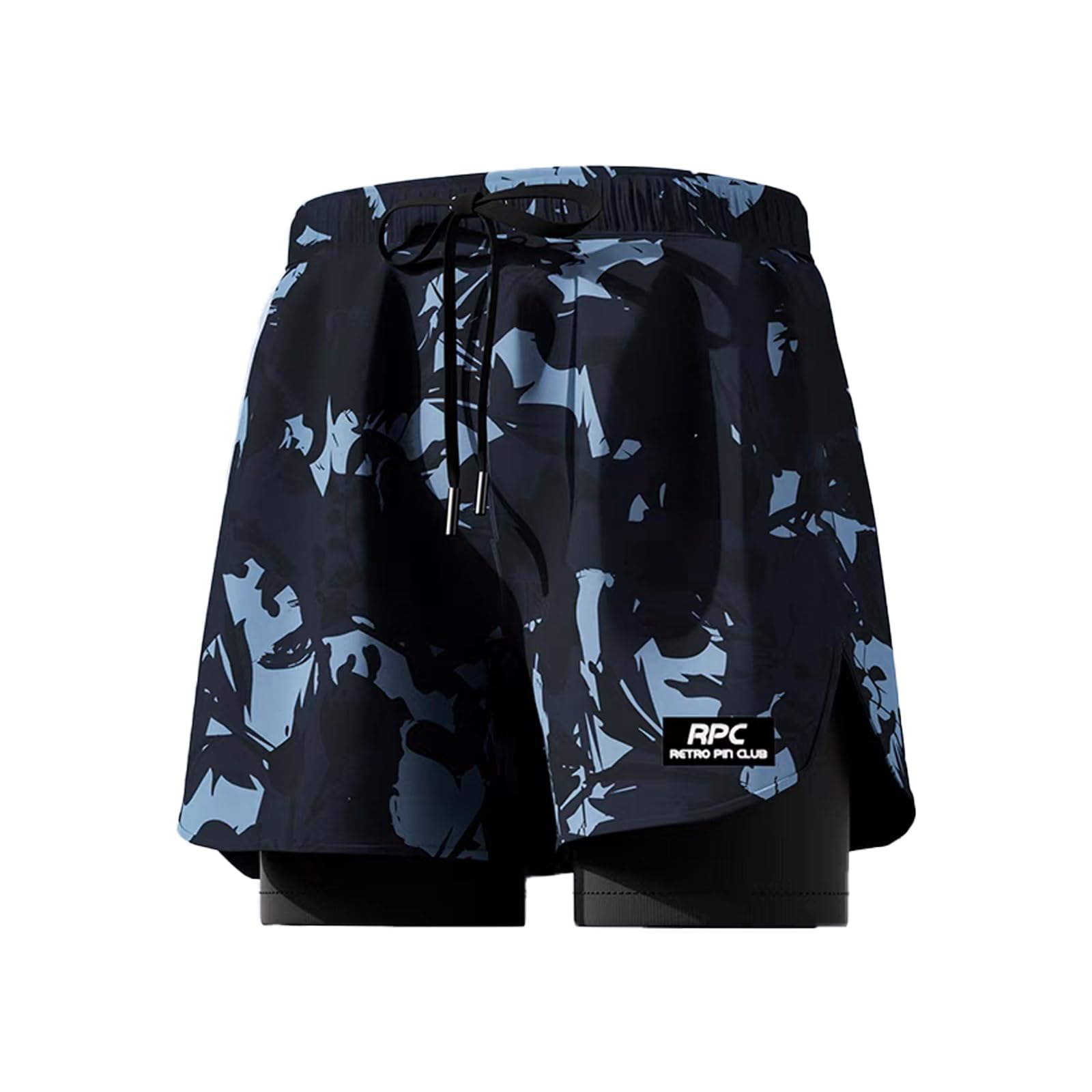 Mens Swim Trunks with Compression Liner Board Beach Shorts Quick Dry Swim Shorts Bathing Suits Training Sport Basketball