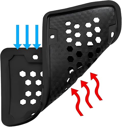 Miniatura 6 de BESULEN Marcos de silicona para placa de automóvil, 2 fundas para matrícula de automóvil, soportes de matrícula a prueba de óxido para hombres y