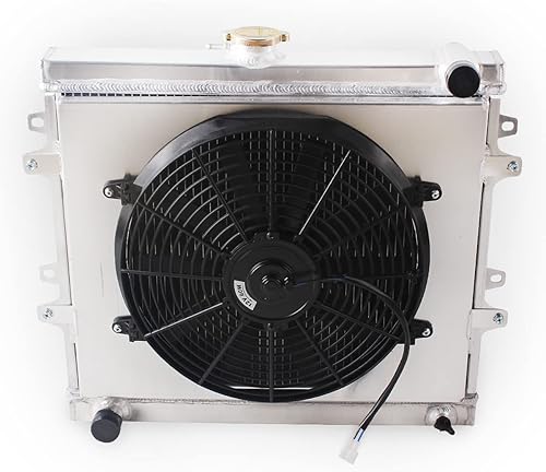 Miniatura 19 de OHOB-COOL Reemplazo de radiador de aluminio de 3 filas para Chevy Corvette 1973-1976 1974 1975 5.7L 7.4L V8